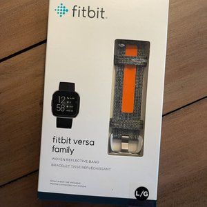 Fitbit Versa Woven Reflective Watch Band - Large